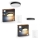 Philips - Komplet 1x LED prigušivo stropno svjetlo Hue ENRAVE Ø 42,5 cm LED/33,5W/230V + 1x LED prigušivo stropno svjetlo Hue Ø 26,1 cm LED/9,6W/230V + 2x daljinski upravljač