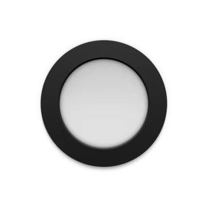 Philips - Set od 2 kom LED RGBW s mogućnošću prigušivanja, kupaonsko stropno ugradno svjetlo Hue SLIM LED/12W/230V 2000-6500K crno IP44