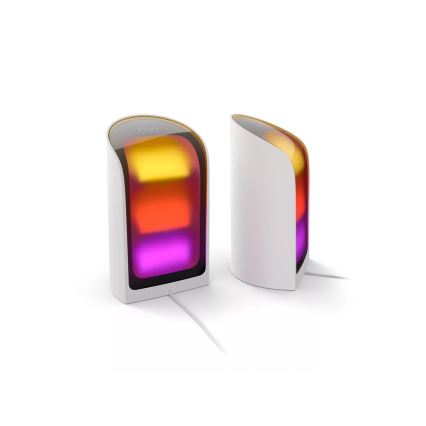 Philips - SET 2x LED RGBW Prigušivo projekcijsko svjetlo Hue PLAY LED/20W/230V 2000–6500K bijela