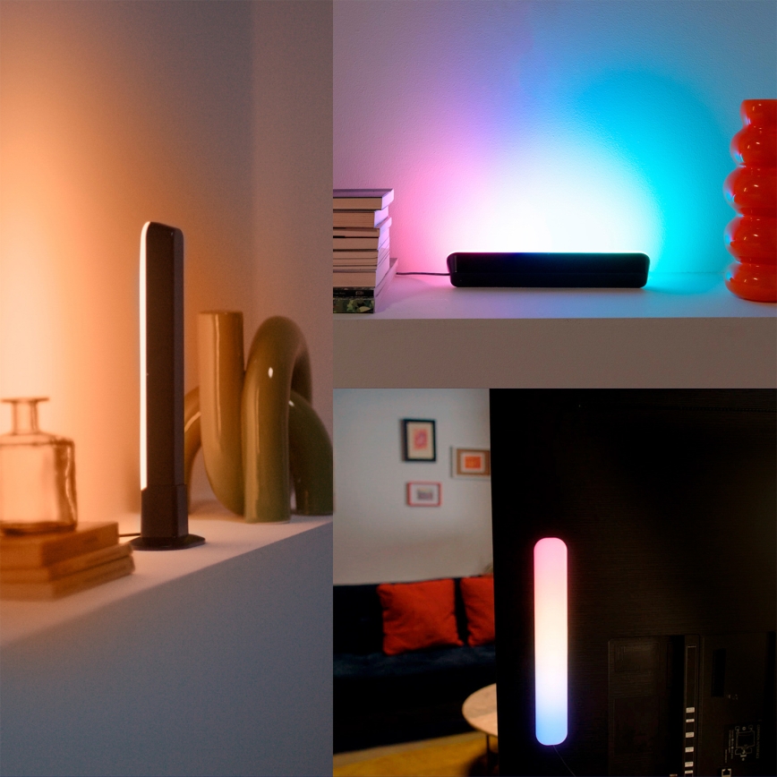 Philips - KOMPLET 2x LED RGBIC prigušiva svjetiljka SMART GRADIENT LED/8W/230V 2700-6500K Wi-Fi