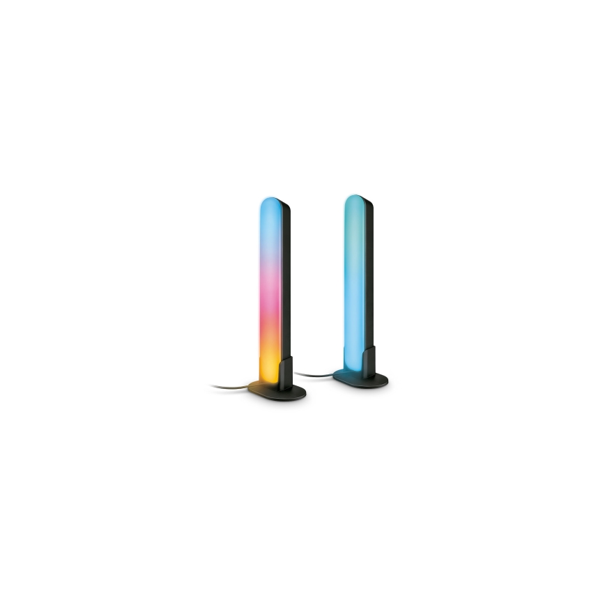 Philips - KOMPLET 2x LED RGBIC prigušiva svjetiljka SMART GRADIENT LED/8W/230V 2700-6500K Wi-Fi