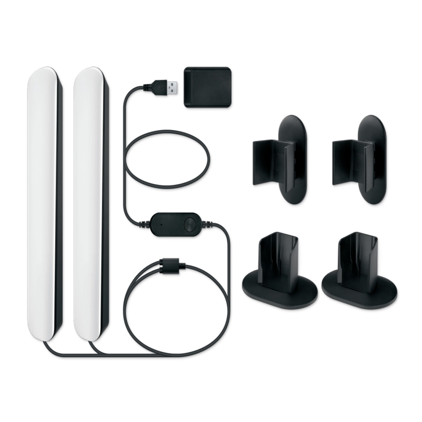 Philips - KOMPLET 2x LED RGBIC prigušiva svjetiljka SMART GRADIENT LED/8W/230V 2700-6500K Wi-Fi
