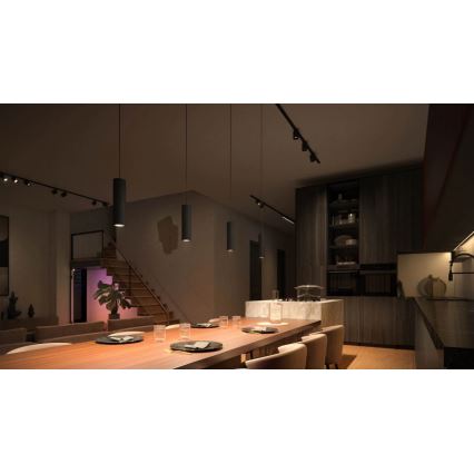 Philips - Set od 3 LED RGBW prigušive viseće svjetiljke na sajli za sustav šina Hue PERIFO LED/15,6W/230V 2000-6500K