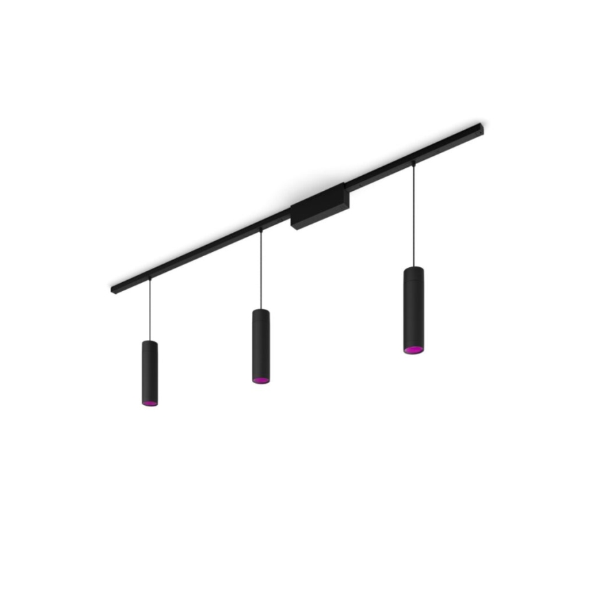 Philips - Set od 3 LED RGBW prigušive viseće svjetiljke na sajli za sustav šina Hue PERIFO LED/15,6W/230V 2000-6500K