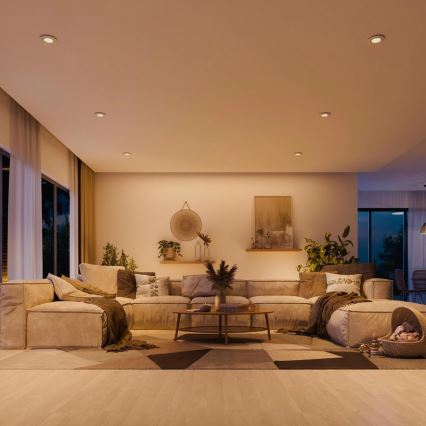 Philips - Komplet 3x ugradna stropna svjetiljka PERIDOT 1xGU10/7W/230V bijela