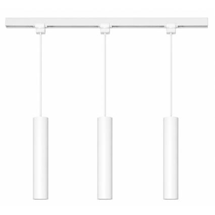 Philips - LED luster s mogućnošću prigušivanja na sajli u tračnom sustavu EASYLINK 3xGU10/6,2W/230V 2200-2700K 1m bijela