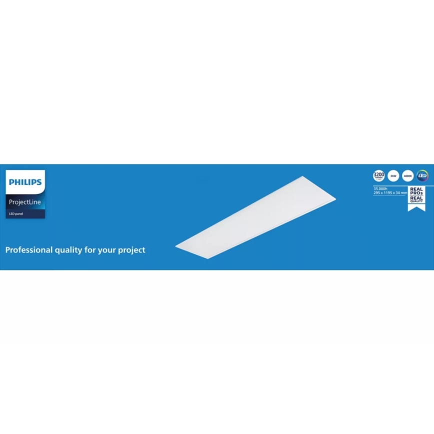 Philips - LED panel za spušteni strop PROJECTLINE LED/36W/230V UGR19 4000K 119x29,5 cm