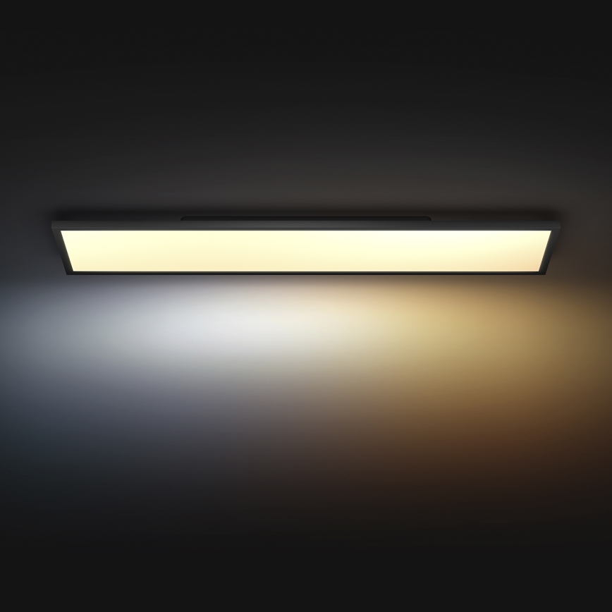 Philips - LED Prigušiva stropna svjetiljka Hue AURELLE LED/39W/230V 2200-6500K 120x30 cm crna