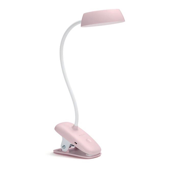 Philips - LED Prigušiva lampa s kopčom DONUTCLIP LED/3W/5V CRI 90 ružičasta