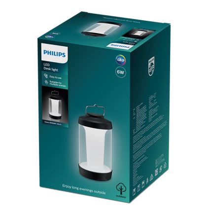 Philips - LED Prigušiva prijenosna lampa CICERO LED/6W/5V 4000 mAh IP54