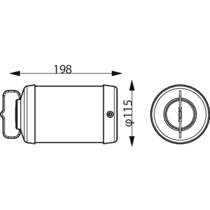Philips - LED Prigušiva prijenosna lampa CICERO LED/6W/5V 4000 mAh IP54