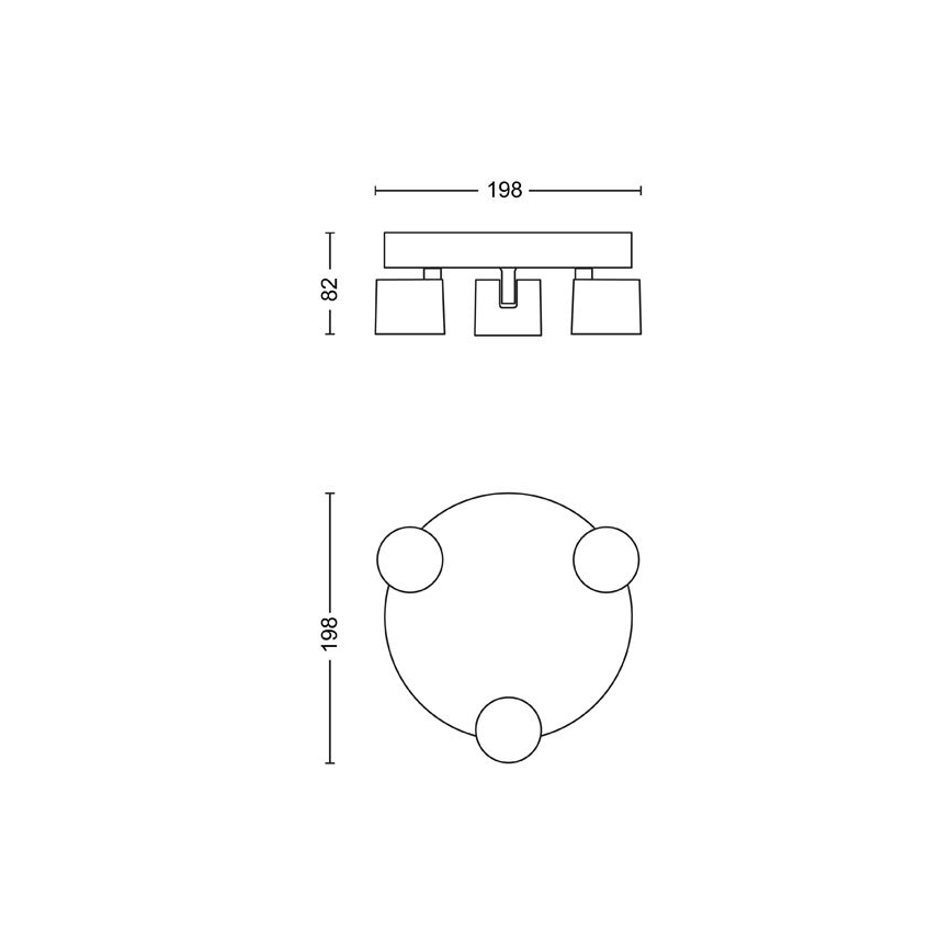 Philips - LED Prigušiva reflektorska svjetiljka 3xLED/4,5W/230V