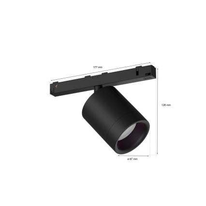 Philips - LED RGB Prigušiva reflektorska svjetiljka za tračni sustav Hue PERIFO LED/5,2W/24V 2000-6500K