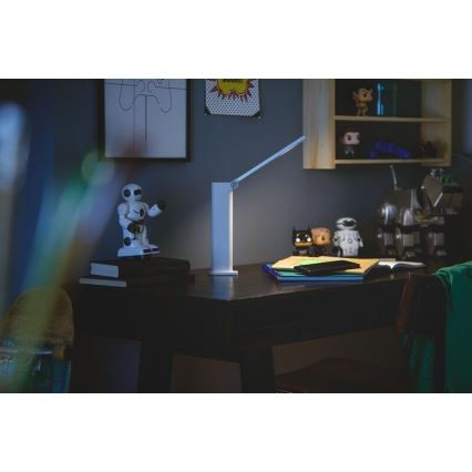 Philips - LED Prigušiva stolna lampa na dodir AMBER LED/5W/5V bijela