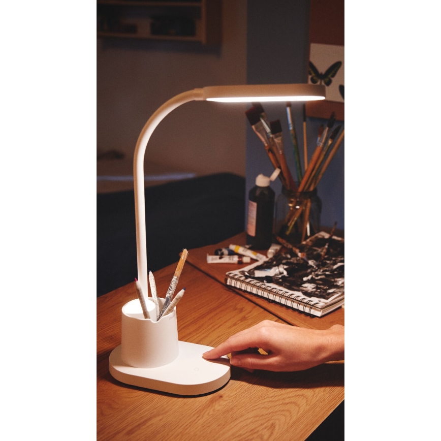Philips - LED Prigušiva stolna lampa na dodir BUCKET LED/7W/5V 1800 mAh 3000/4000/5700K CRI 90