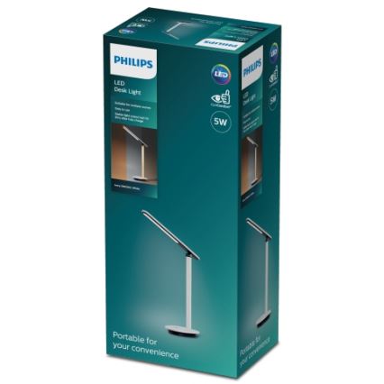 Philips - LED Prigušiva stolna lampa na dodir ROCK LED/5W/5V 1800 mAh