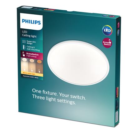 Philips - LED Prigušiva stropna svjetiljka 1xLED/15W/230V 2700K