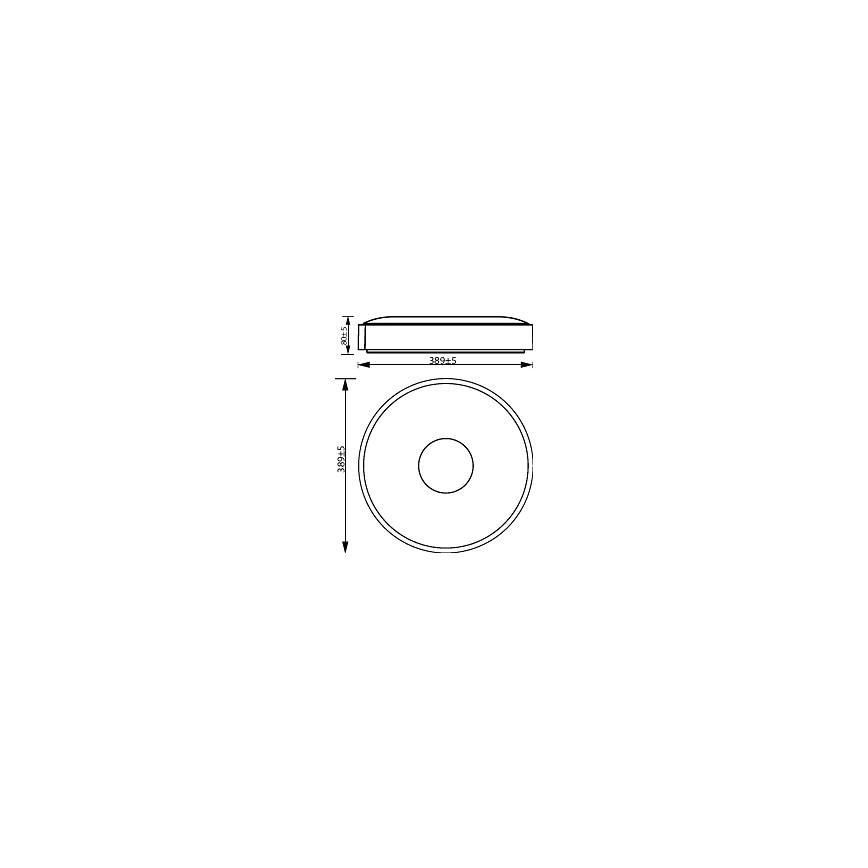 Philips - LED Prigušiva stropna svjetiljka COINER SCENE SWITCH LED/24W/230V 2700K crna
