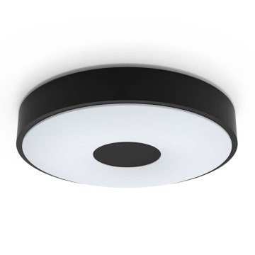 Philips - LED Prigušiva stropna svjetiljka COINER SCENE SWITCH LED/24W/230V 4000K crna