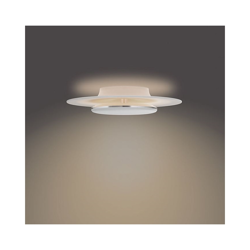 Philips- LED Prigušiva stropna svjetiljka SCENE SWITCH LED/30W/230V 2700K srebrna