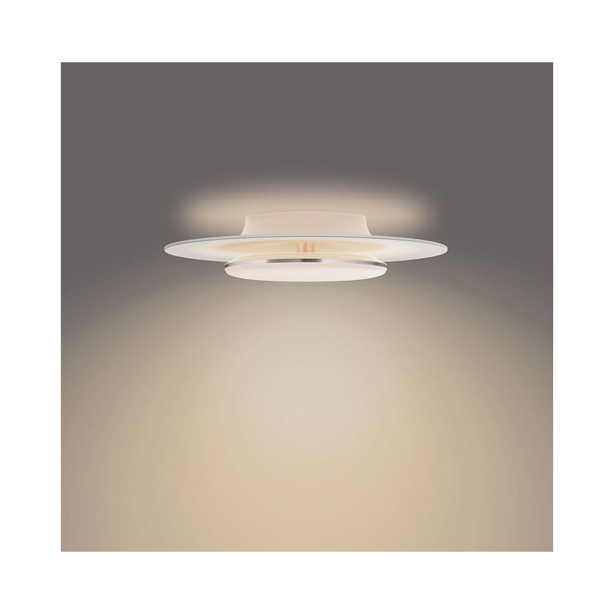 Philips- LED Prigušiva stropna svjetiljka SCENE SWITCH LED/30W/230V 2700K srebrna
