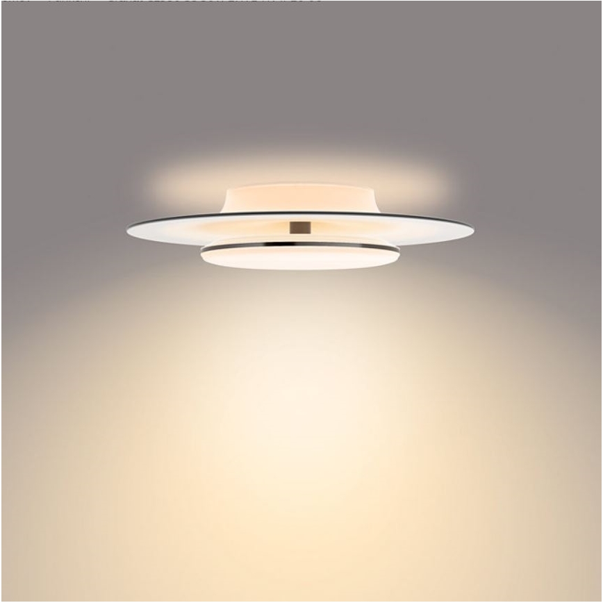 Philips- LED Prigušiva stropna svjetiljka SCENE SWITCH LED/30W/230V 2700K crna
