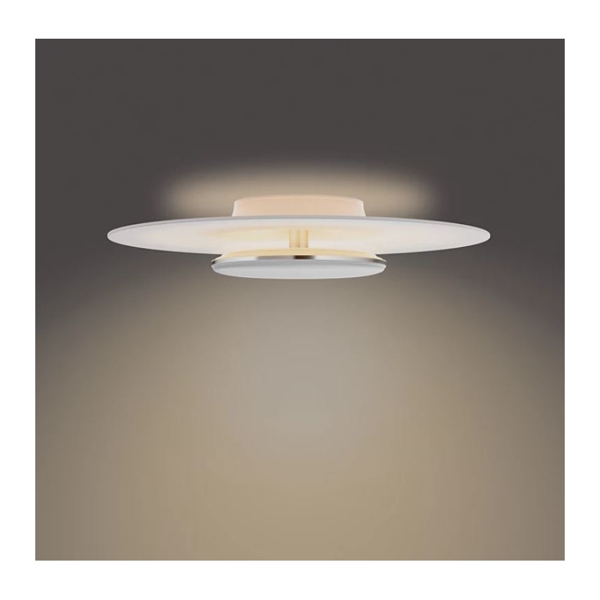 Philips- LED Prigušiva stropna svjetiljka SCENE SWITCH LED/40W/230V 2700K srebrna