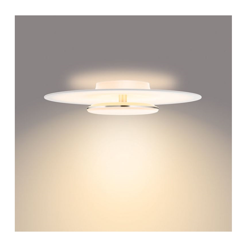 Philips- LED Prigušiva stropna svjetiljka SCENE SWITCH LED/40W/230V 2700K srebrna