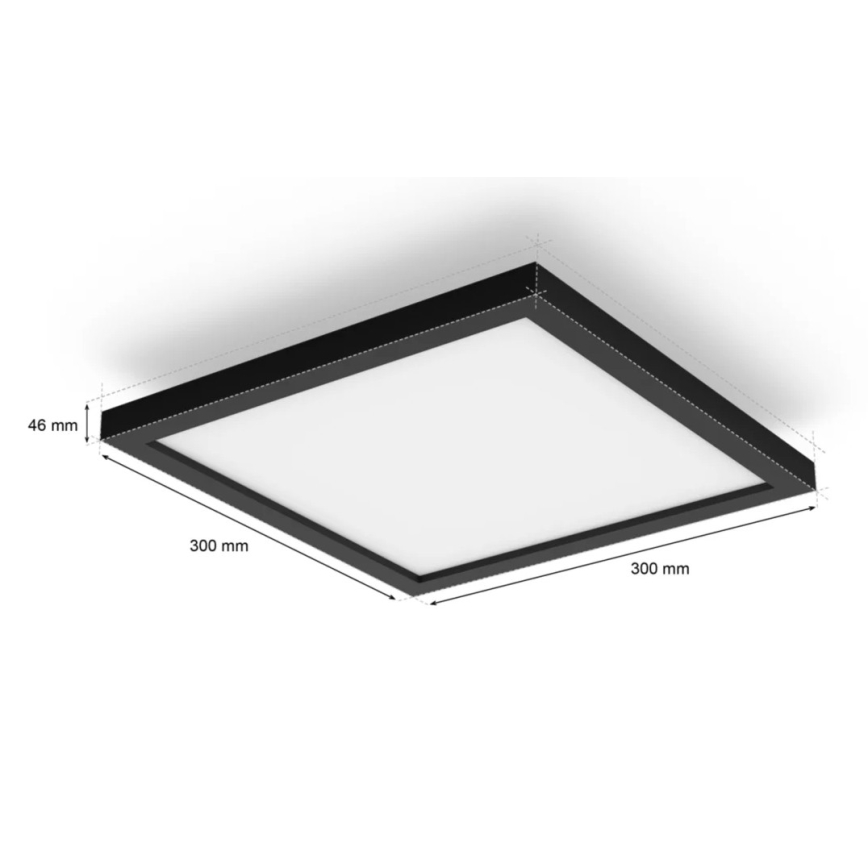 Philips - LED Prigušiva stropna svjetiljka Hue AURELLE LED/19W/230V + daljinski upravljač