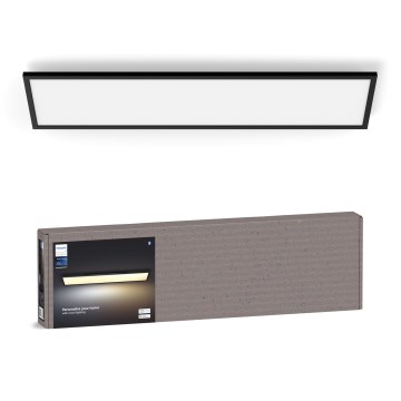 Philips - LED Prigušiva stropna svjetiljka Hue AURELLE LED/39W/230V 2200-6500K 120x30 cm crna
