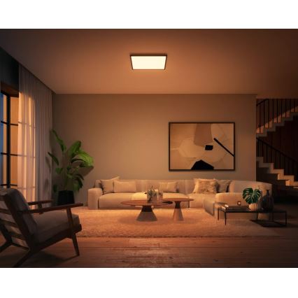 Philips - LED Prigušiva stropna svjetiljka Hue AURELLE LED/39W/230V + daljinski upravljač