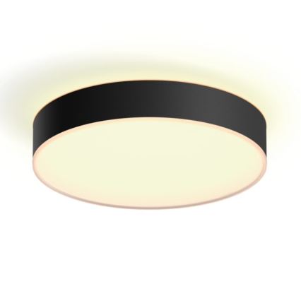 Philips - LED Prigušiva stropna svjetiljka Hue LED/19,2W/230V 2200-6500K pr. 381 mm crna + daljinski upravljač