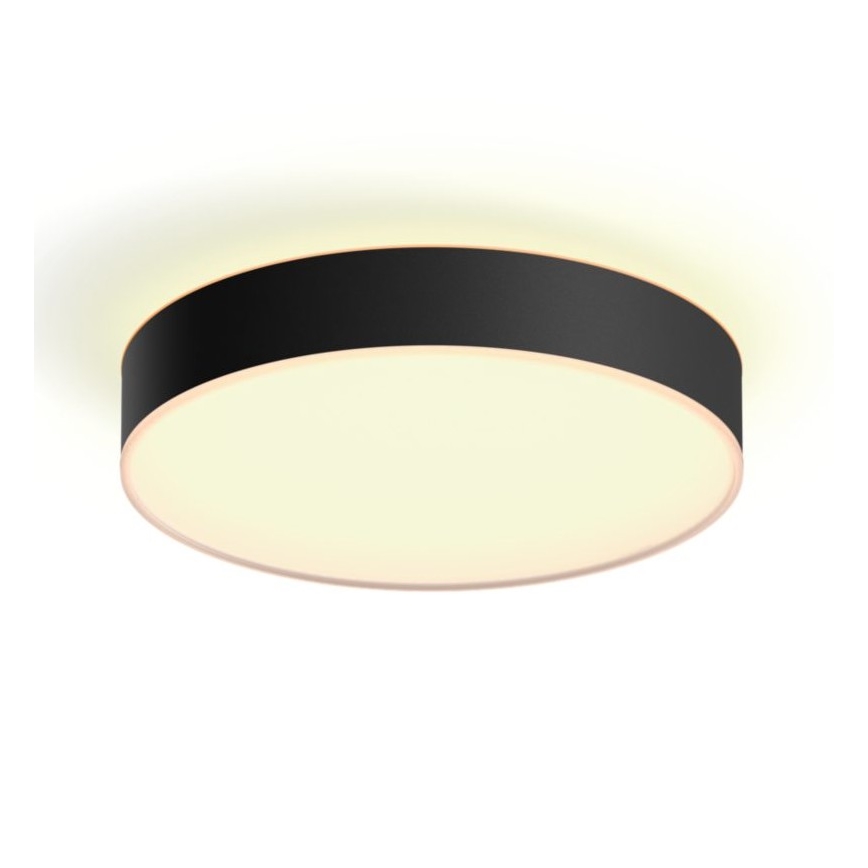 Philips - LED Prigušiva stropna svjetiljka Hue LED/19,2W/230V 2200-6500K pr. 381 mm crna + daljinski upravljač