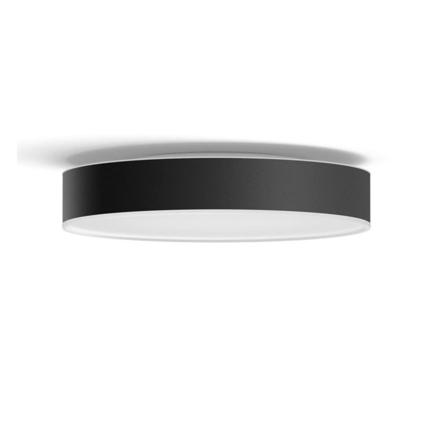 Philips - LED Prigušiva stropna svjetiljka Hue LED/19,2W/230V 2200-6500K pr. 381 mm crna + daljinski upravljač