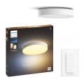 Philips - LED prigušiva stropna svjetiljka Hue LED/48W/230V 2200-6500K promjer 551 mm bijela + daljinski upravljač