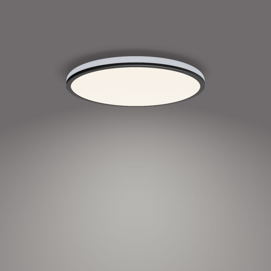 Philips - LED Prigušiva stropna svjetiljka SCENE SWITCH LED/18W/230V pr. 30 cm 4000K crna