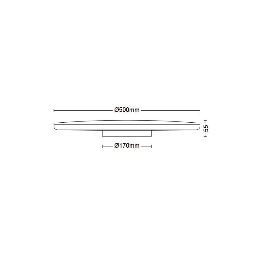 Philips - LED Prigušiva stropna svjetiljka SCENE SWITCH LED/36W/230V pr. 50 cm 4000K bijela