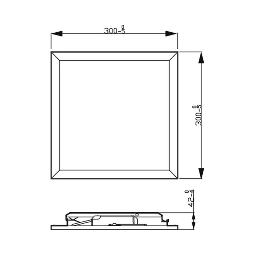 Philips - LED Prigušiva stropna svjetiljka SCENE SWITCH LED/12W/230V 2700K