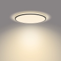 Philips - LED Prigušiva stropna svjetiljka SCENE SWITCH LED/22W/230V pr. 40 cm 2700K crna