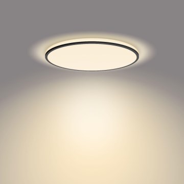 Philips - LED Prigušiva stropna svjetiljka SCENE SWITCH LED/22W/230V pr. 40 cm 2700K crna