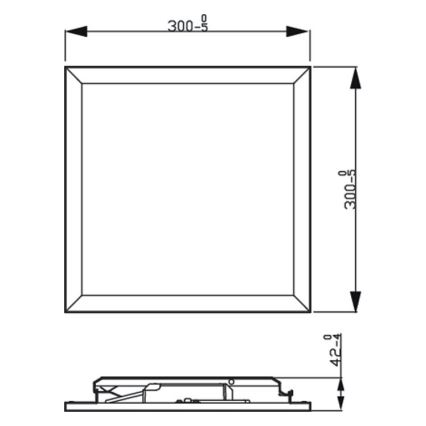 Philips - LED Prigušiva stropna svjetiljka SCENE SWITCH LED/12W/230V 2700K