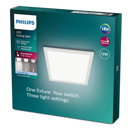 Philips - LED Prigušiva stropna svjetiljka SCENE SWITCH LED/12W/230V 4000K