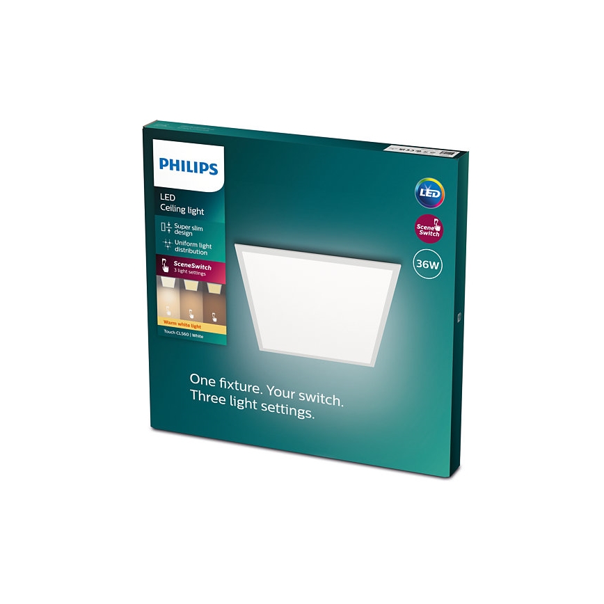 Philips - LED Prigušiva stropna svjetiljka SCENE SWITCH LED/36W/230V 2700K
