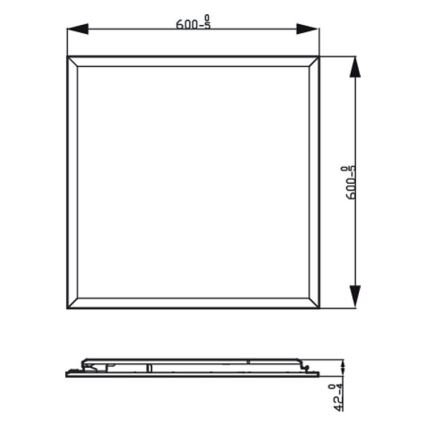 Philips - LED Prigušiva stropna svjetiljka SCENE SWITCH LED/36W/230V 2700K