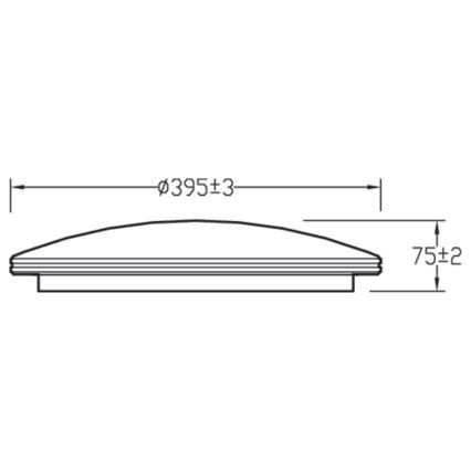 Philips - LED Prigušiva stropna svjetiljka LED/23W/230V 2700-6500K + DU