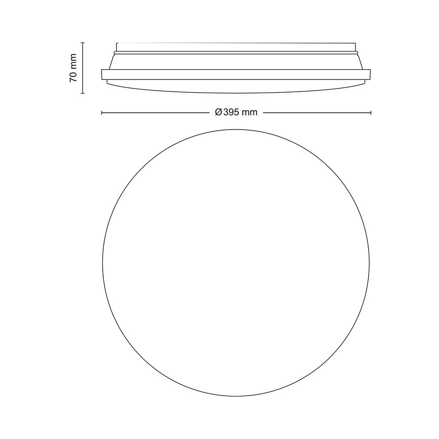 Philips - LED Prigušiva stropna svjetiljka LED/24W/230V 2700-6500K + daljinski upravljač