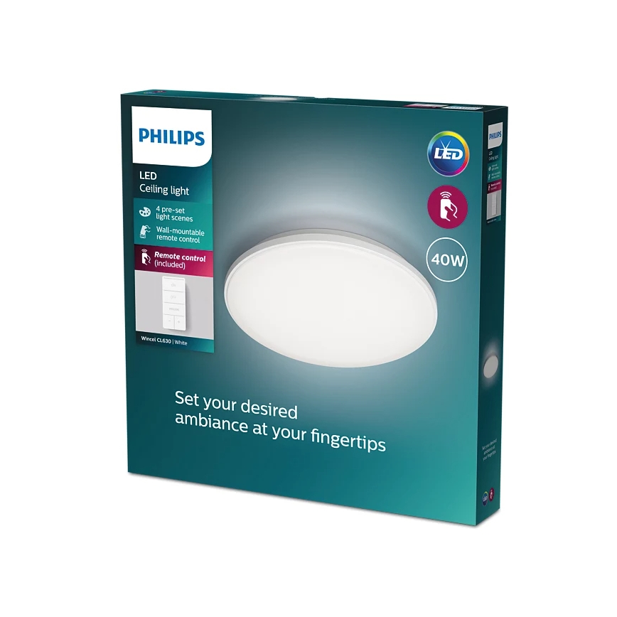 Philips - LED Prigušiva stropna svjetiljka LED/40W/230V 2700-6500K + daljinski upravljač