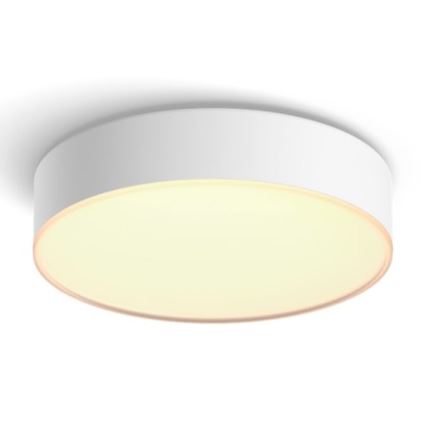 Philips - LED Prigušiva stropna svjetiljka Hue LED/9,6W/230V 2200–6500K pr. 261 mm bijela + daljinski upravljač