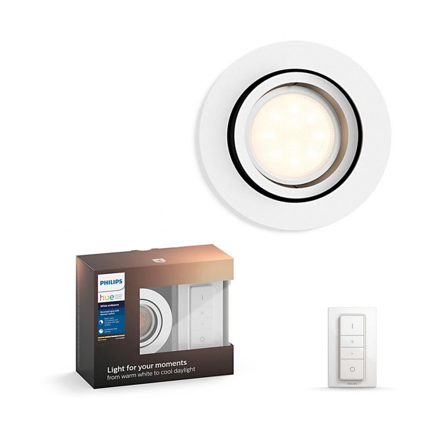 Philips - LED Prigušiva svjetiljka Hue MILLISKIN 1xGU10/5,5W/230V