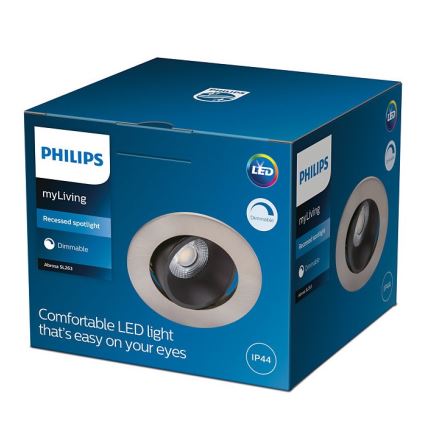 Philips - LED Prigušiva svjetiljka za kupaonicu ABROSA 1xLED/9W/230V IP44